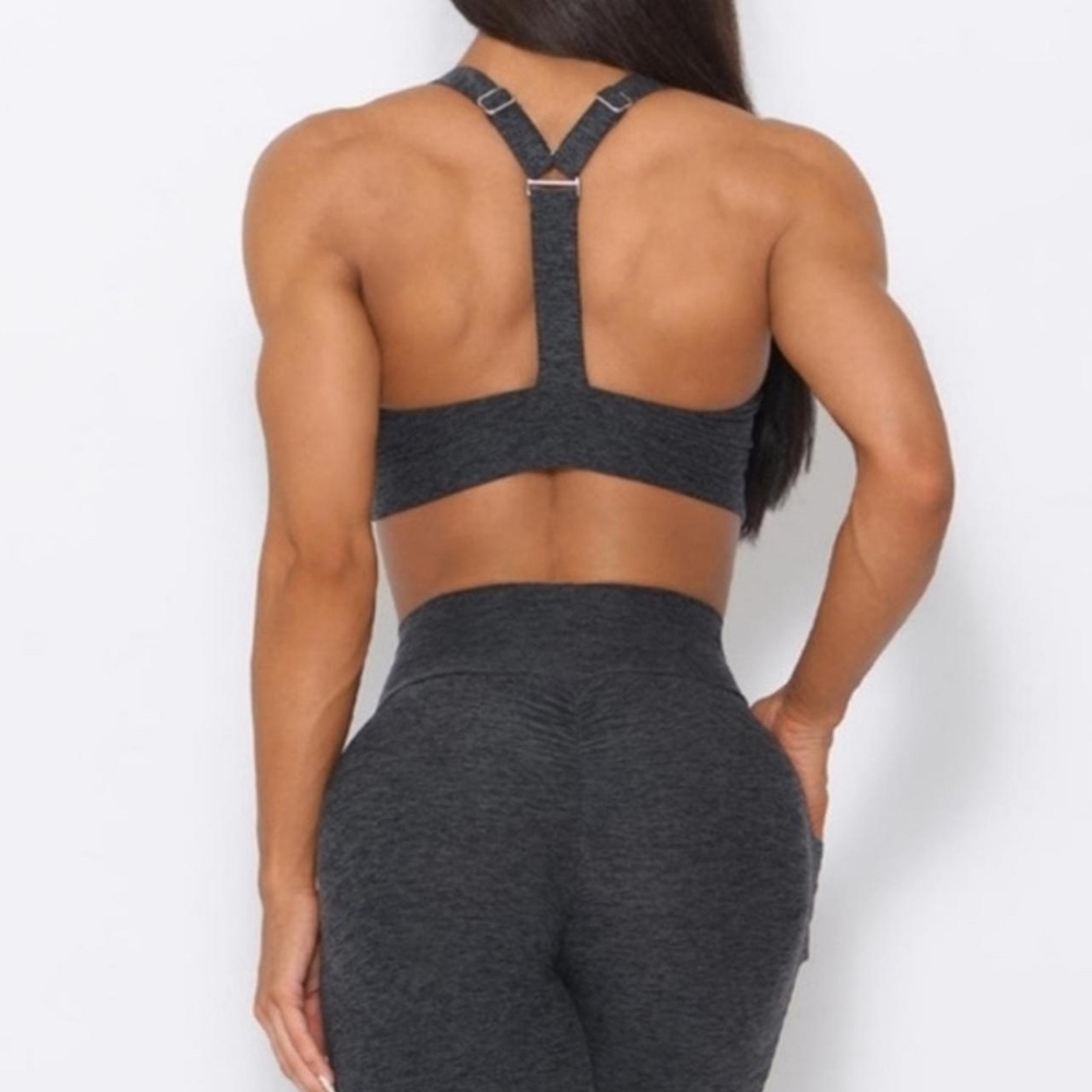 Bombshell Perfection Bra Graphite Heathered Charc… - image 3